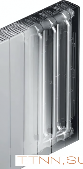 Биметаллический радиатор Rifar SUPReMO 350 х 8 секц НП прав (VR)