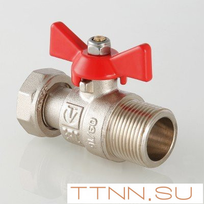 Кран шаровый с накидной гайкой 1" VT.260.N.0606 Кран шаровый с накидной гайкой 1" VT.260.N.0606