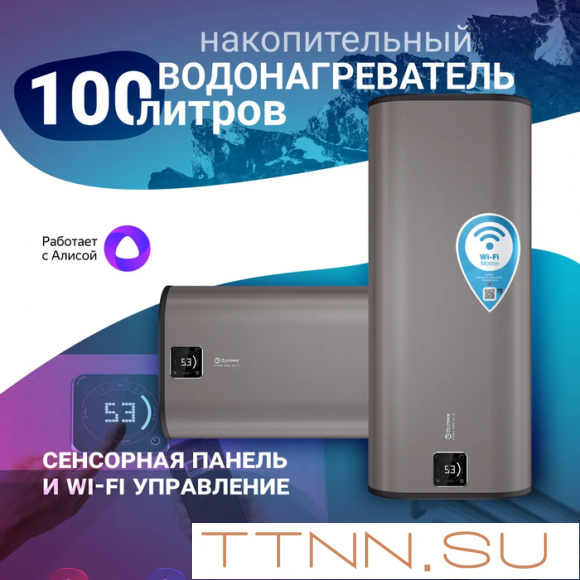 Электрический накопительный водонагреватель Thermex Fora 100 (pro) Wi-Fi