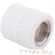 Муфта РосТурПласт PN25 комбинированная, внутр. резьба 32х3/4" арт.10657