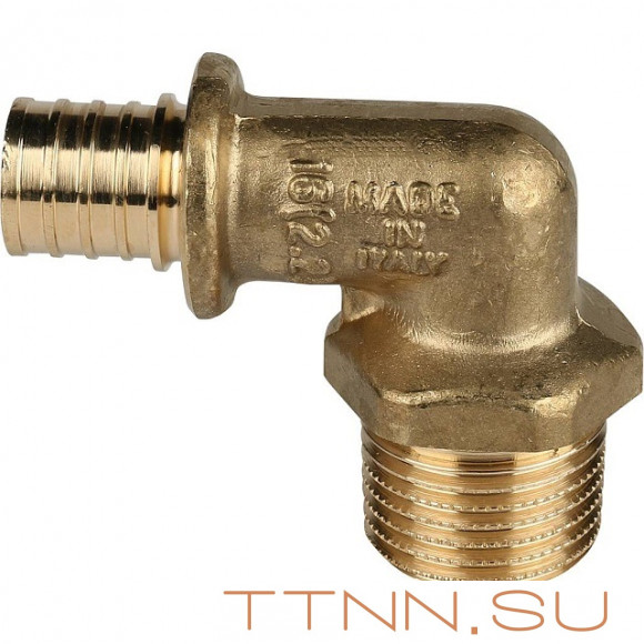 Угольник-переходник с наружной резьбой 32xR 1" для труб из сшитого полиэтилена Угольник-переходник с наружной резьбой 32xR 1" для труб из сшитого полиэтилена