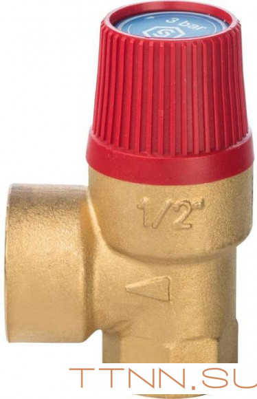 Клапан предохранительный 30 x 1/2" STOUT SVS-0001-003015