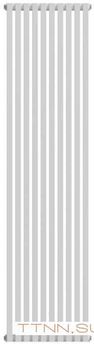 Стальной трубчатый радиатор 2-колончатый Royal Thermo Shift Q30 C2180 - 10 секц. RAL9016, боковое 1/2