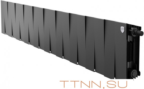 Биметаллический радиатор Royal Thermo Pianoforte 200 VD 20 секц. Noir Sable