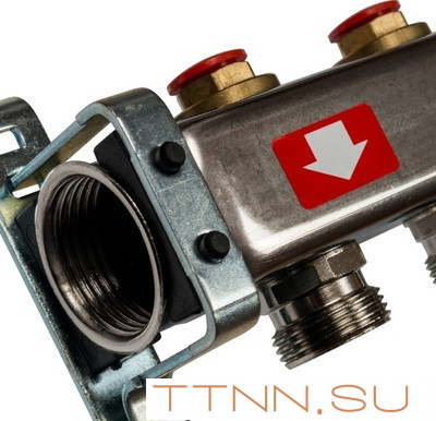 Коллектор с запорными клапанами STOUT SMS 0922 000011 Коллектор с запорными клапанами STOUT SMS 0922 000011