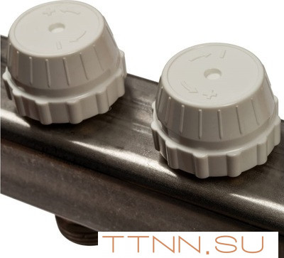 Коллектор с запорными клапанами STOUT SMS 0922 000011 Коллектор с запорными клапанами STOUT SMS 0922 000011