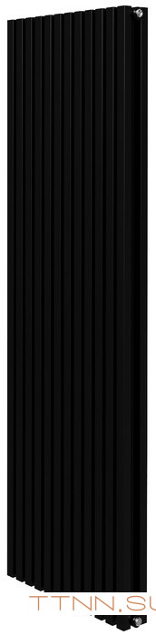 Стальной трубчатый радиатор 2-колончатый Royal Thermo Shift Q30 C2180 - 12 секц. RAL9005m, боковое 1/2