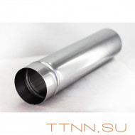 Труба для дымохода 0,5 метра нержавеющая сталь 1 мм D- 80 Труба для дымохода 0,5 метра нержавеющая сталь 1 мм D- 80