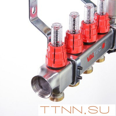 Коллекторный блок Valtec 1", 11 x 3/4" евроконус VTc.586.EMNX.0611