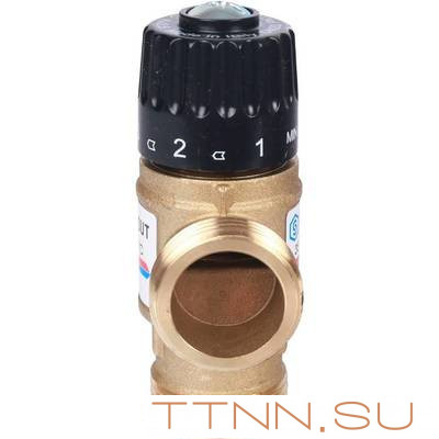 Смесительный клапан STOUT 1 НР 35-60°С KV 2,5 м3/ч