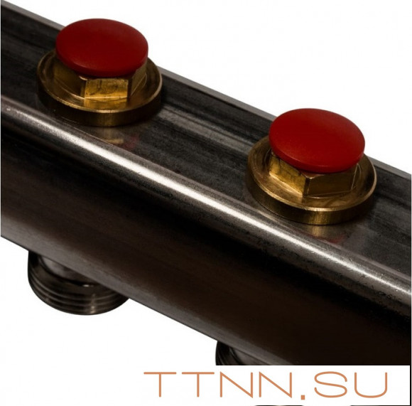 Коллектор с запорными клапанами STOUT SMS 0922 000013 Коллектор с запорными клапанами STOUT SMS 0922 000013