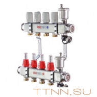 Коллекторный блок Valtec 1", 12 x 3/4" евроконус VTc.586.EMNX.0612 Коллекторный блок Valtec 1", 12 x 3/4" евроконус VTc.586.EMNX.0612