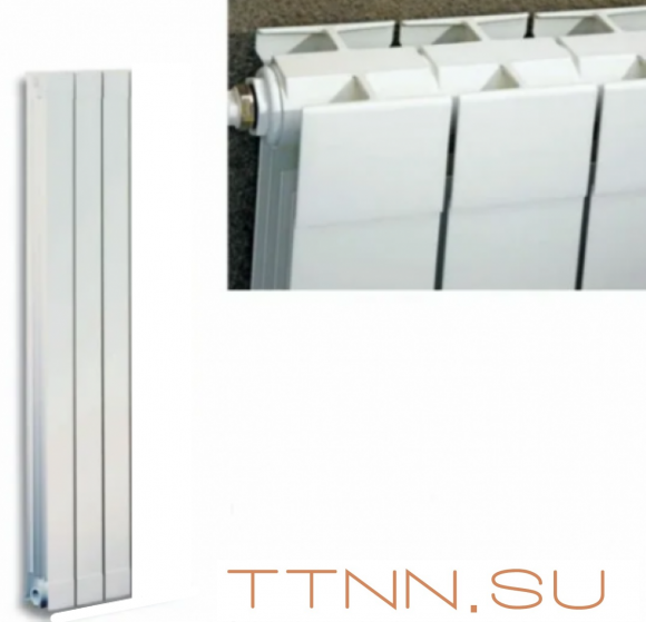 Алюминиевый радиатор STOUT Oscar 1800 3 секции (RAL 9010)