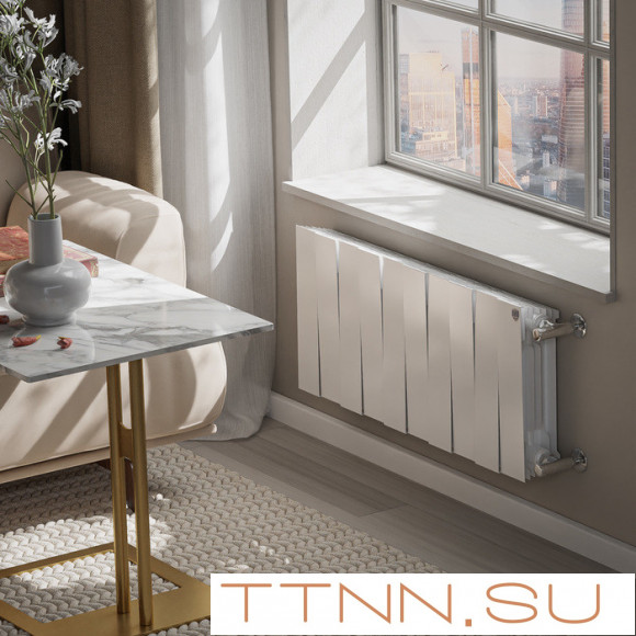 Биметаллический радиатор Royal Thermo PianoForte 300 Bianco Traffico - 12 секц.