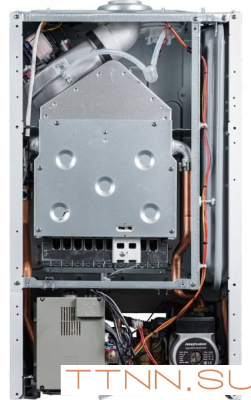 Настенный газовый котел MIZUDO M24Т OpenTherm белая панель управления Настенный газовый котел MIZUDO M24Т OpenTherm белая панель управления