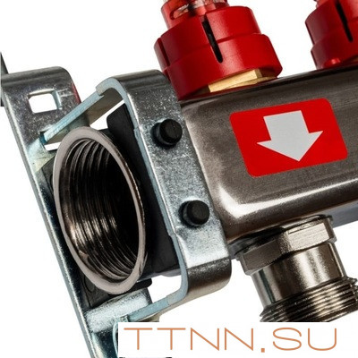 Коллектор с запорными клапанами STOUT SMS-0927-000003 Коллектор с запорными клапанами STOUT SMS-0927-000003