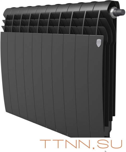 Биметаллический радиатор Royal Thermo BiLiner 500 Noir Sable VR80 - 10 секц.