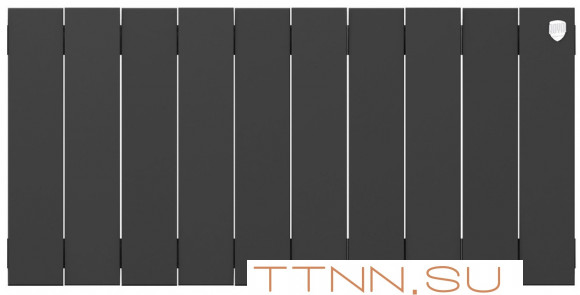 Биметаллический радиатор Royal Thermo PianoForte 300 Noir Sable - 10 секц.