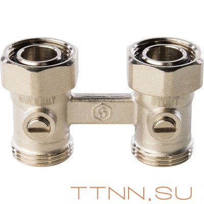 Двухтрубный узел нижнего подключения STOUT SVH 0002 000020